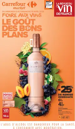 Prévisualisation de Carrefour Market Foire aux vins printemps du magasin Carrefour Market formulaire valide 08/04/2026