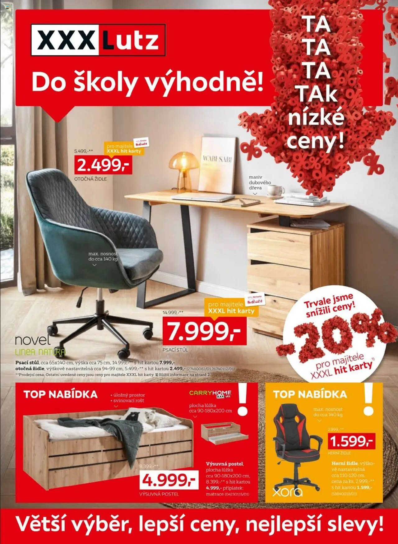  XXXLutz Leták - Do školy výhodně s XXXLutz (04.08.2025 - 31.08.2025)