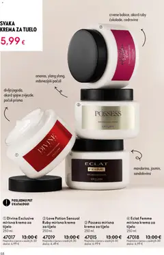 Pregled letka Katalog mesiac (číslo)/rok trgovine Oriflame vrijedi od 19.11.2025 | Stranica: 58