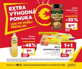 Náhľad Billa letáku platného od 12.11.2025