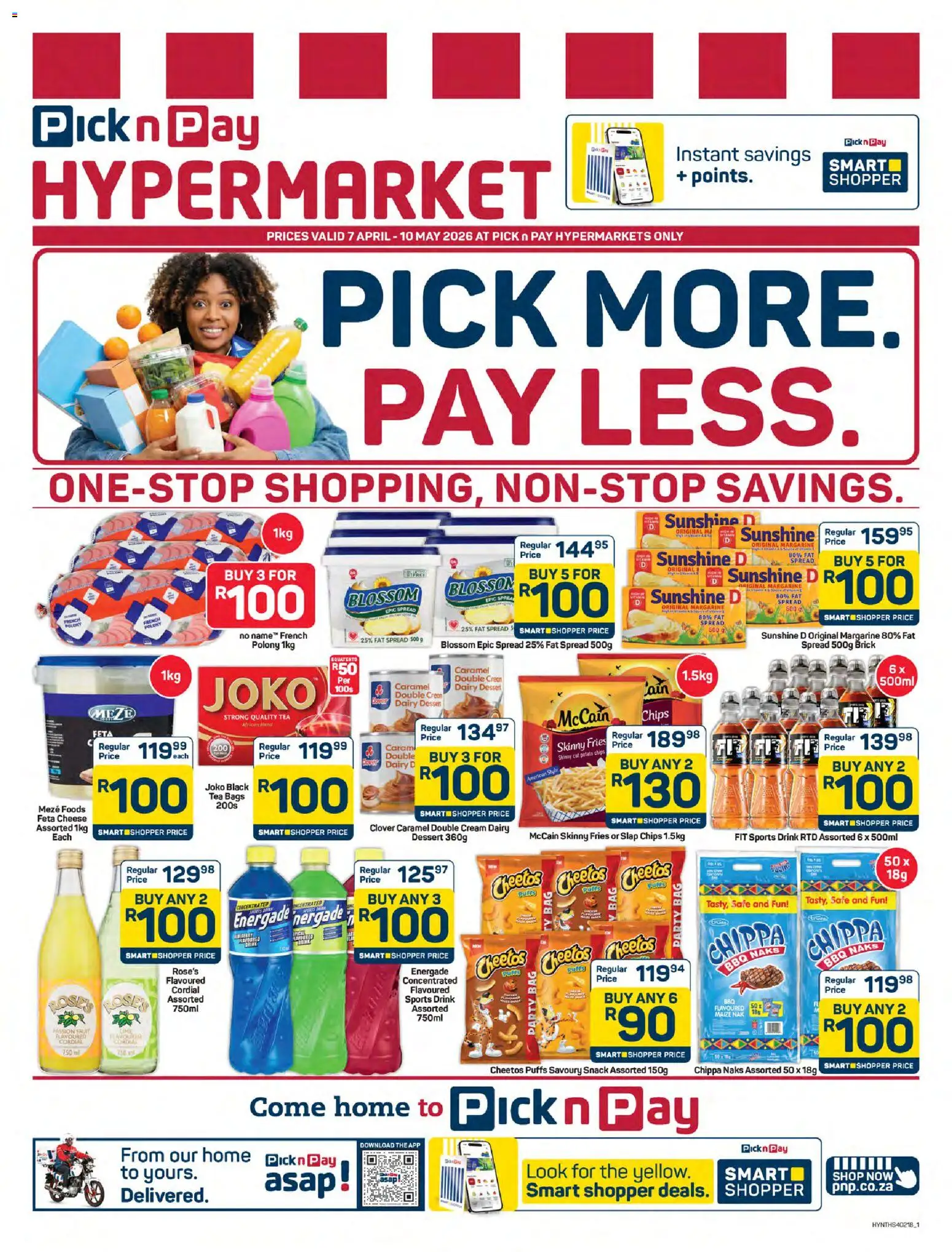 Preview of Pick n Pay flyer valid from 07/04/2026