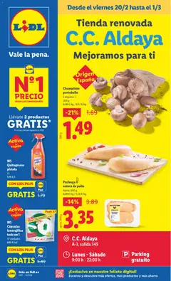 Vista previa del folleto de la tienda Lidl válido desde el 20/02/2026 