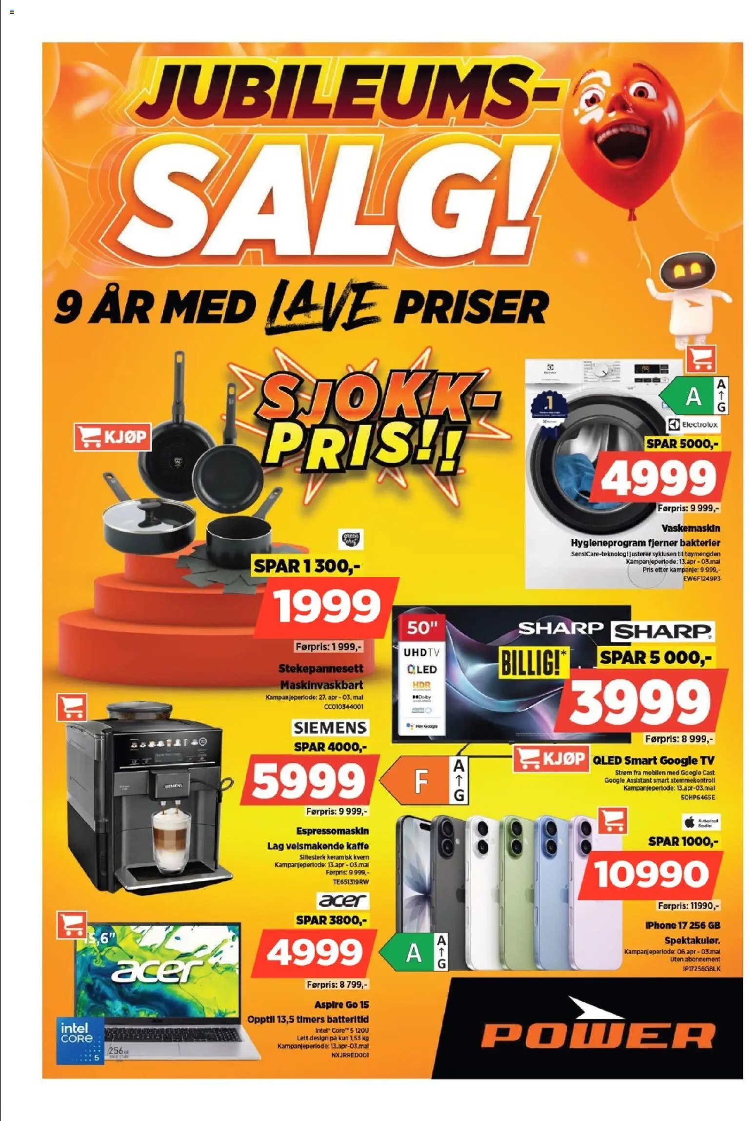 Forhåndsvis Power kundeavis fra butikk Power gyldig fra 20/04/2026