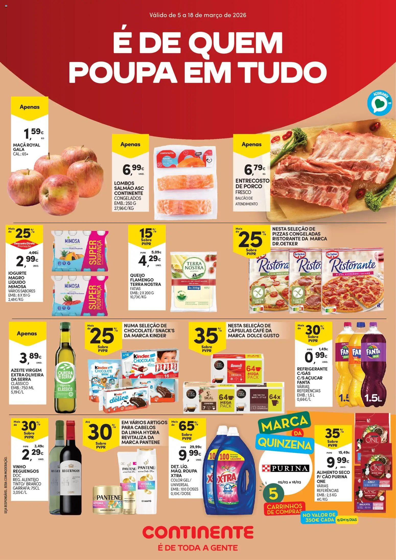 Pré-visualização do folheto da loja Continente válida a partir de 05/03/2026