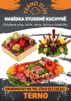 Náhled nabídky: Terno Grill Zlín – Studená kuchyně platný od 03.07.2026