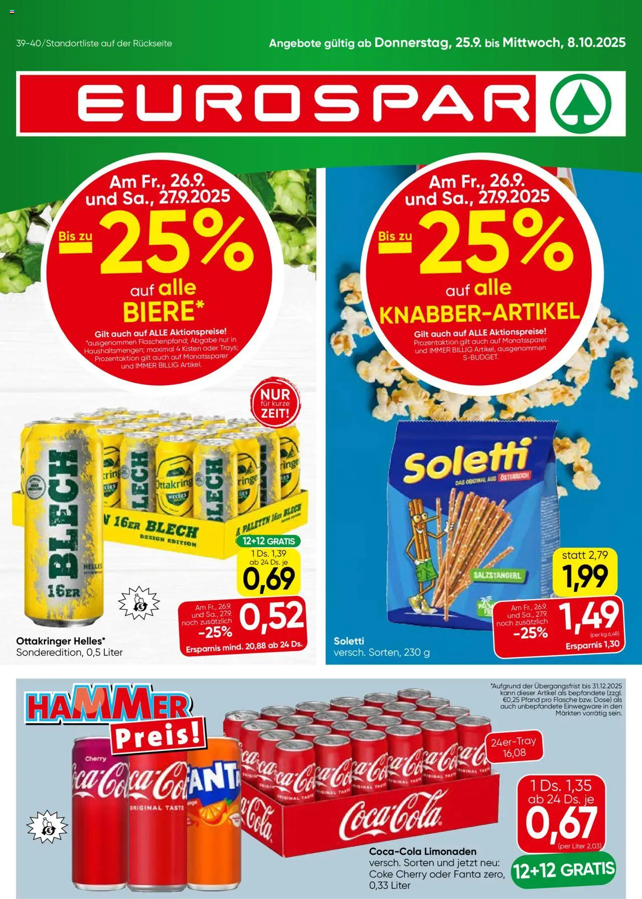  Eurospar Wien ab (25.09.2025 - 08.10.2025) - Seite 1