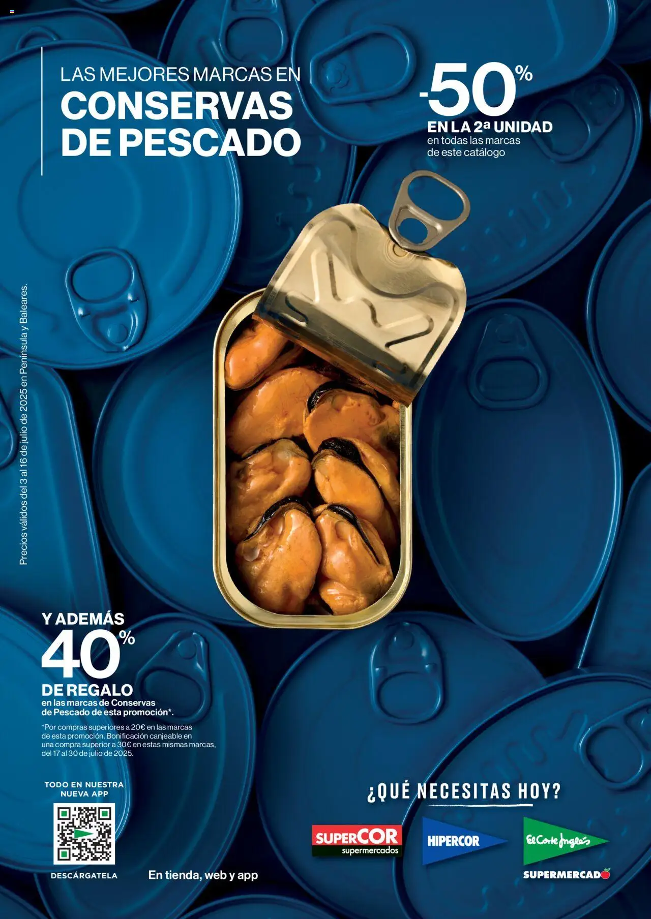 Hipercor Catálogo > 03/07 - 16/07/2025 > Ofertas - Pescado, Conservas