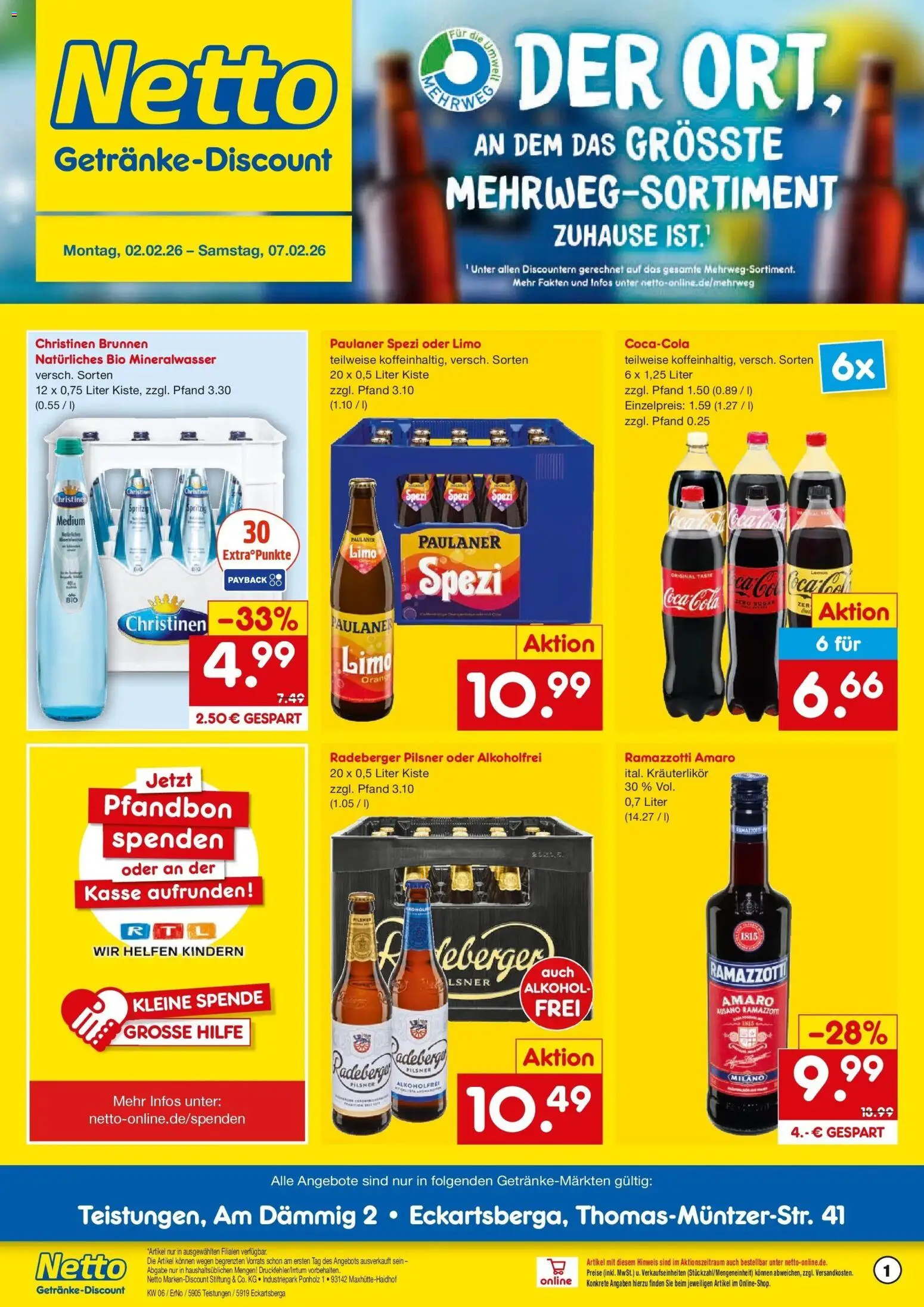 Vorschau von dem Prospekt des Geschäftes Netto Marken-Discount, gültig ab dem 02.02.2026