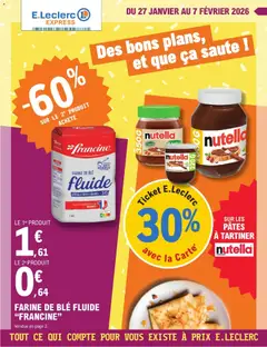 Prévisualisation de Catalogue express du magasin E.Leclerc formulaire valide 27/01/2026