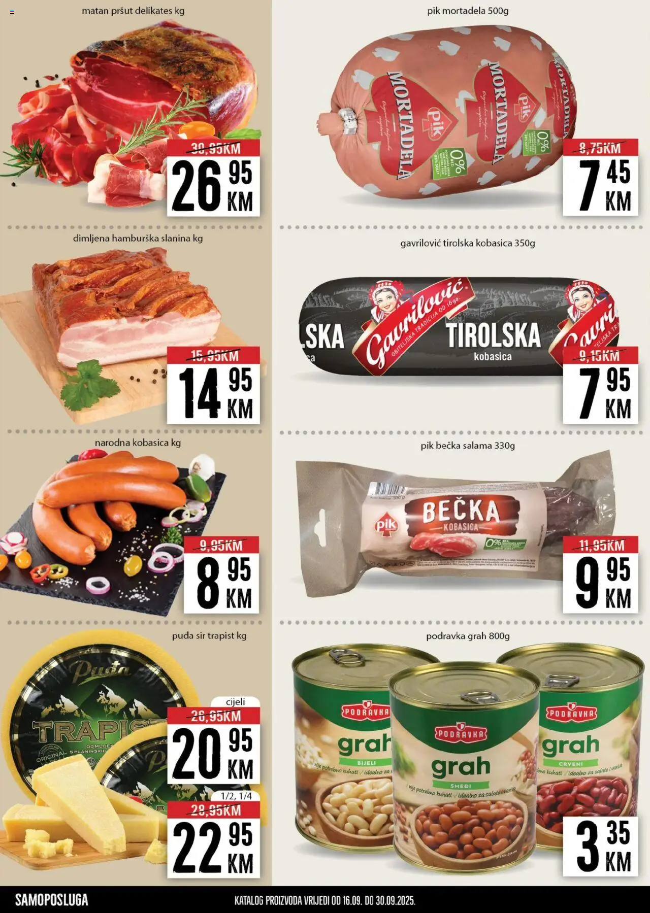 Pregled letka Katalog trgovine Prodex vrijedi od 2025.09.16