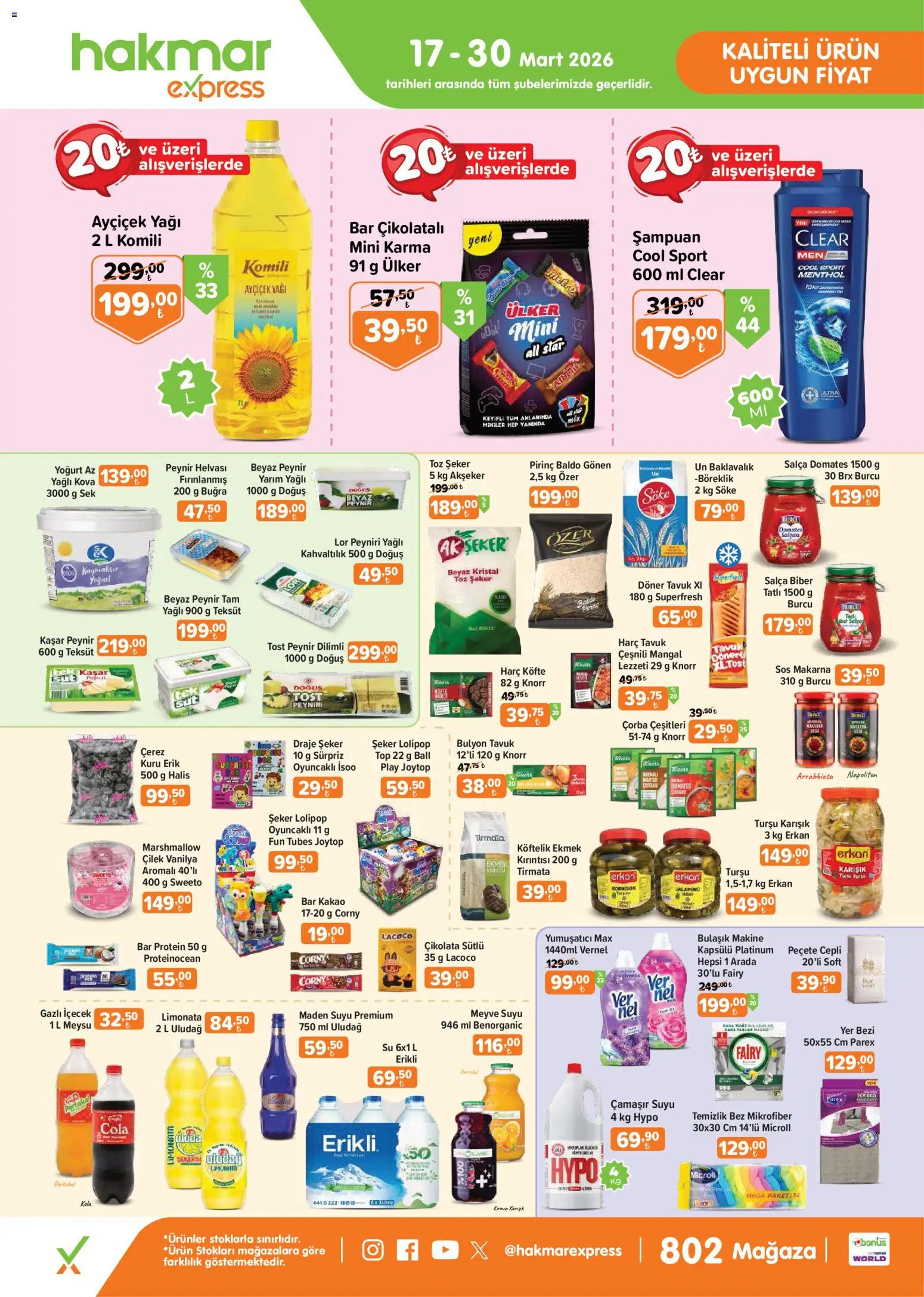Hakmar Express Hakmar Express - Salı Aktüel Ürünler 17.03.2026 - Broşürünün önizlemesi