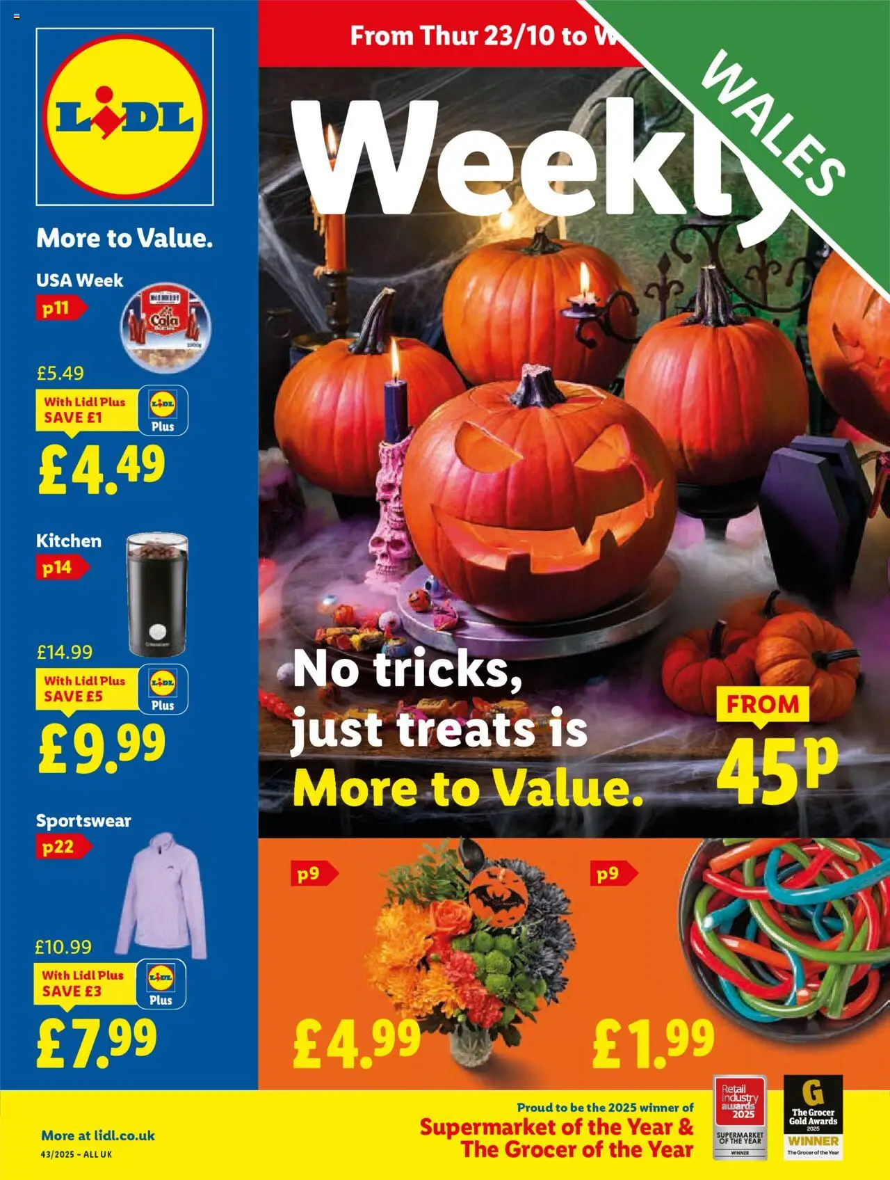 Lidl shop Lidl Weekly Wales valid from 23/10/2025 - Page number 1