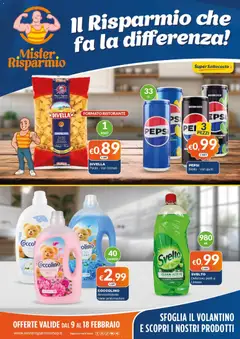 Anteprima dell'opuscolo Attuale volantino dal negozio Mister Risparmio valido da 09/02/2026
