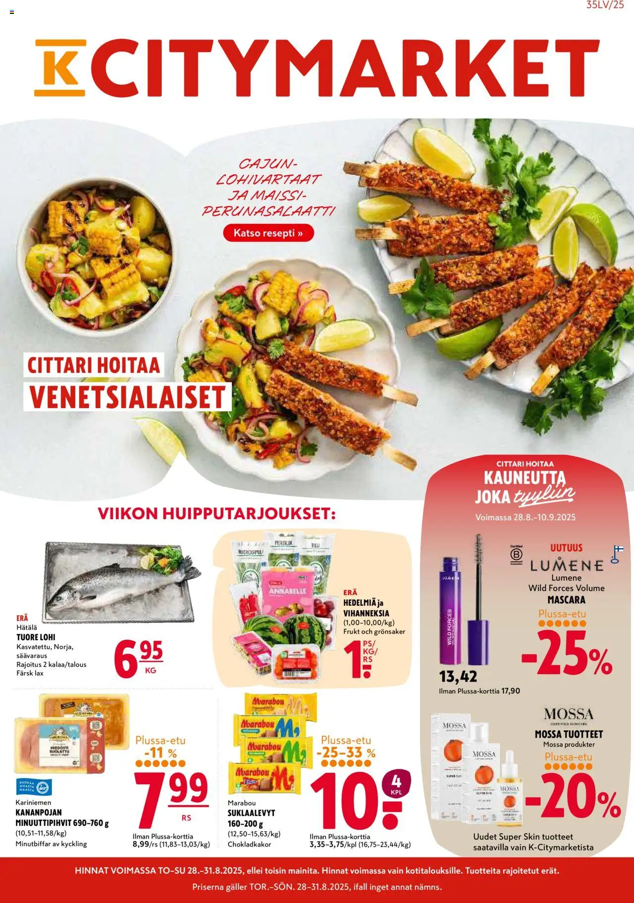 K-Citymarket-kaupan Tarjoukset voimassa 28/08/2025 - Sivulla 1