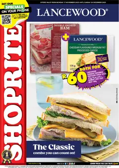 Preview of Shoprite flyer valid from 17/11/2025
