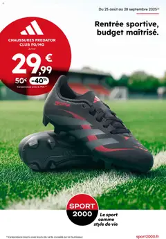 Prévisualisation de Prospectus du magasin Sport 2000 formulaire valide 25/08/2025