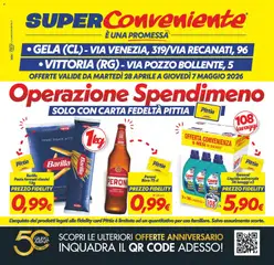 Anteprima dell'opuscolo SuperConveniente volantino Gela, Vittoria dal negozio SuperConveniente valido da 28/04/2026