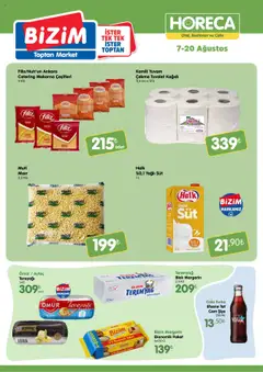 Bizim Toptan Horeca kataloğu 07.08.2025 - Broşürünün önizlemesi