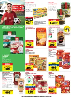 Spar - Akciós újság Spar megtekintése, amely érvényes 2025.10.30.-től | Oldal: 12