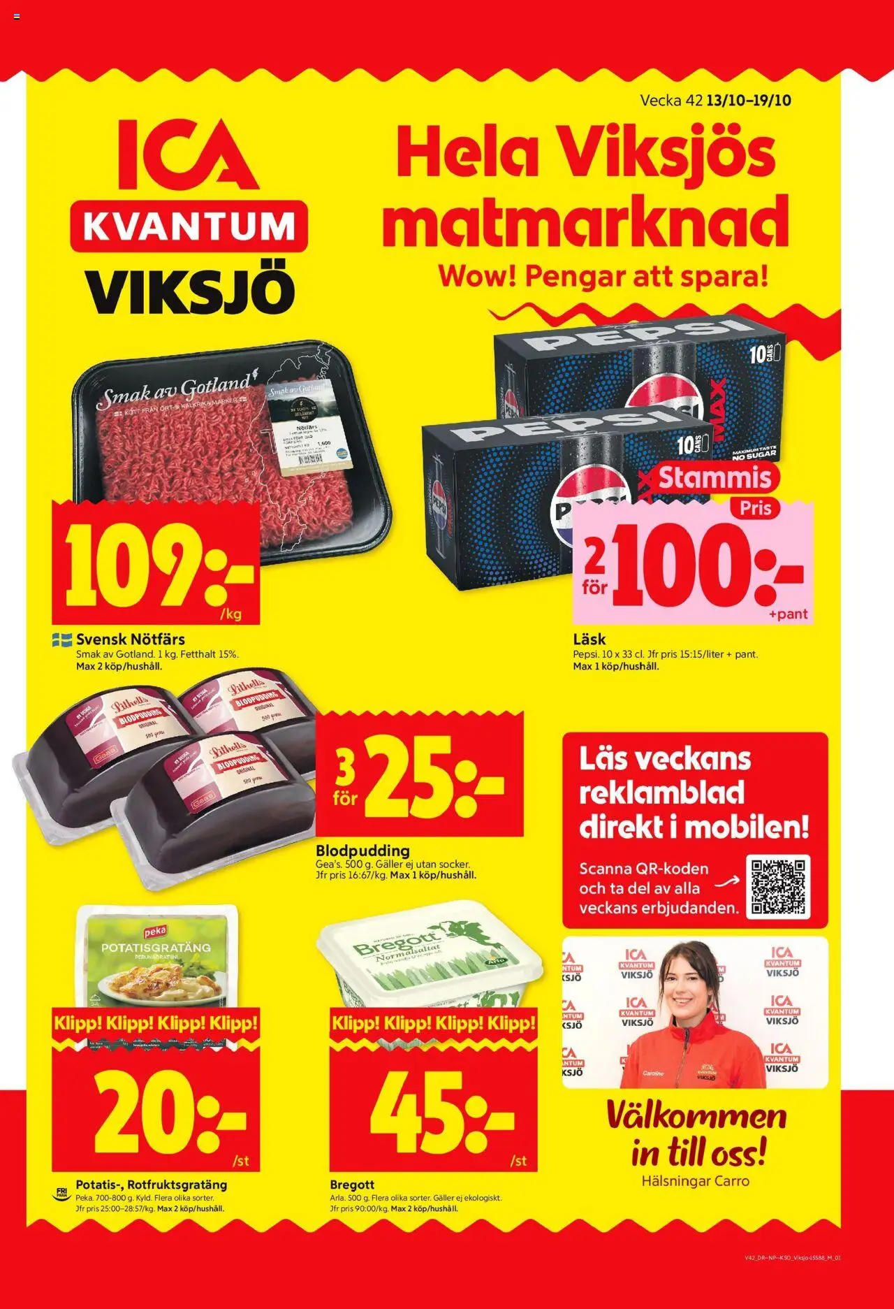 Järfälla är giltig 13/10 2025 > Veckans Erbjudanden gäller från 13/10/2025 till 19/10/2025 sidnummer 1