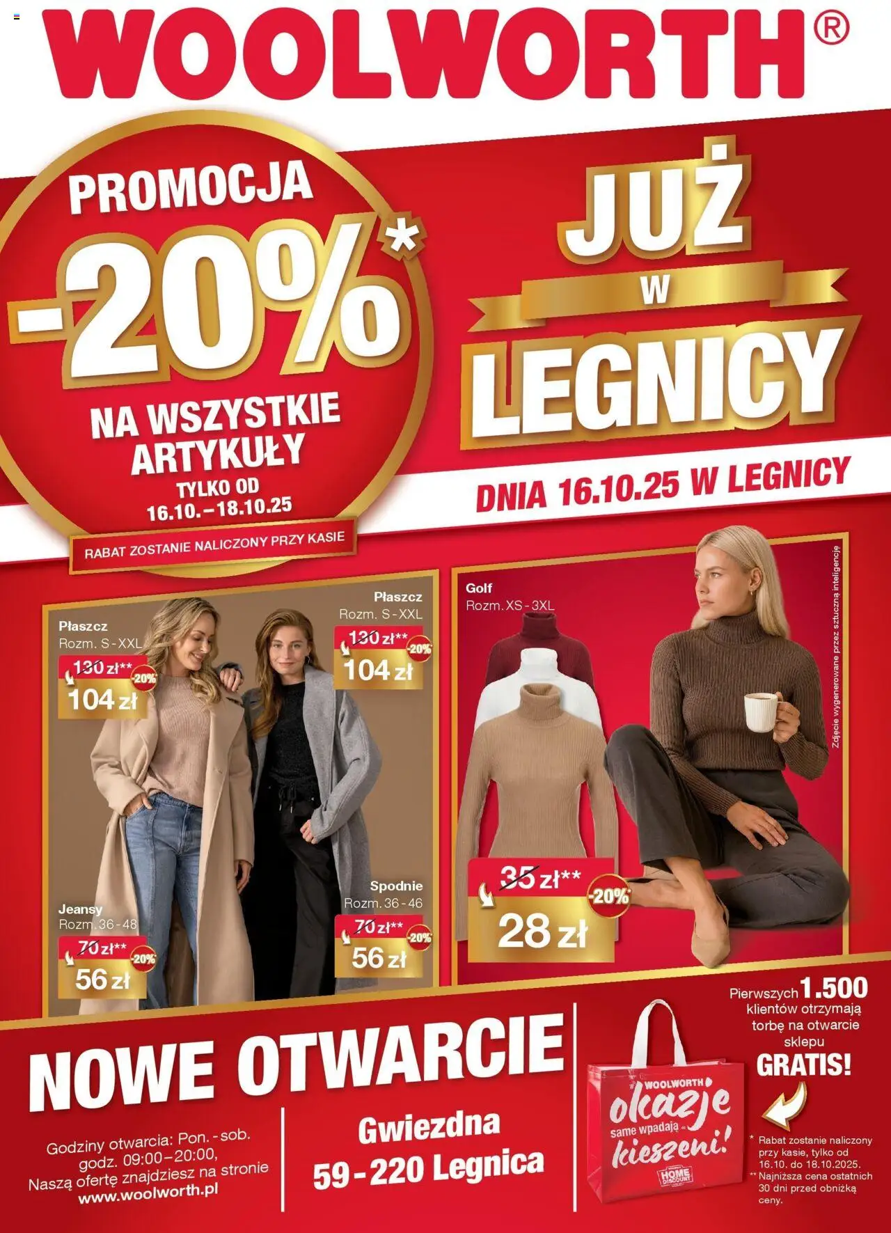 Woolworth Już w Legnicy od 16.10.2025 - Nowa Gazetka - Numer strony 1