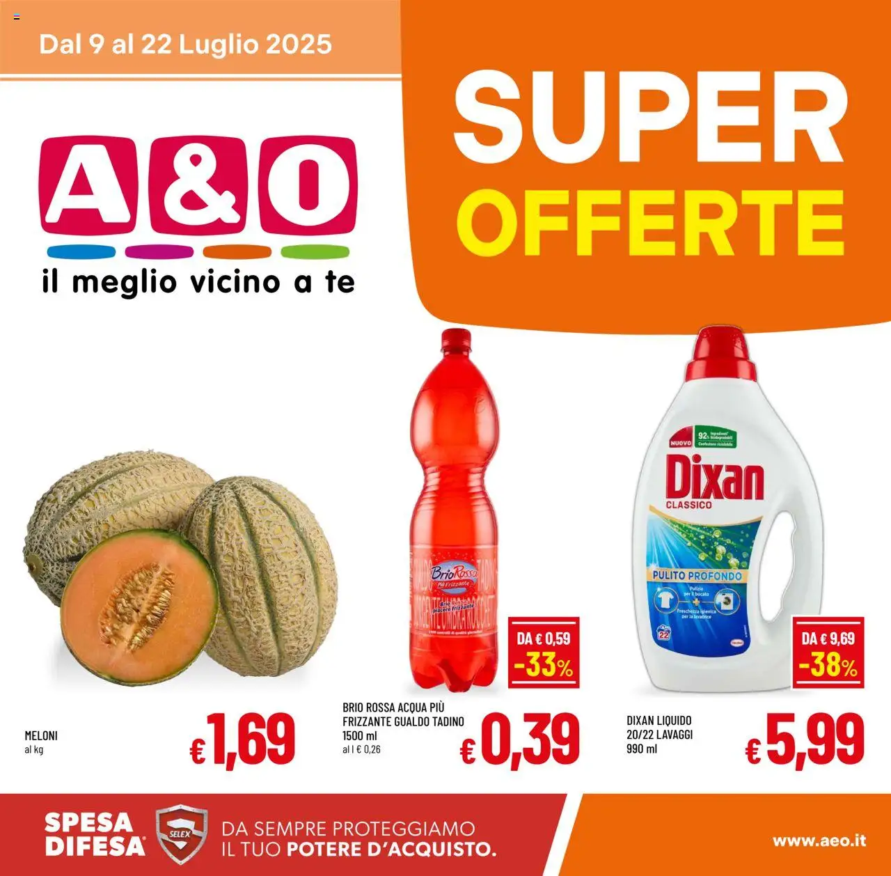 Volantino A&O valido da 09/07/2025 numero di pagina 1