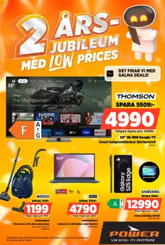 Förhandsgranska reklamblad Aktuella reklamblad Power från butik Power gäller från 08/09/2025