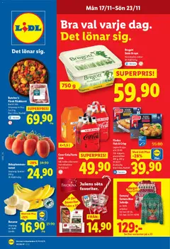 Förhandsgranska reklamblad Aktuella reklamblad Lidl från butik Lidl gäller från 17/11/2025