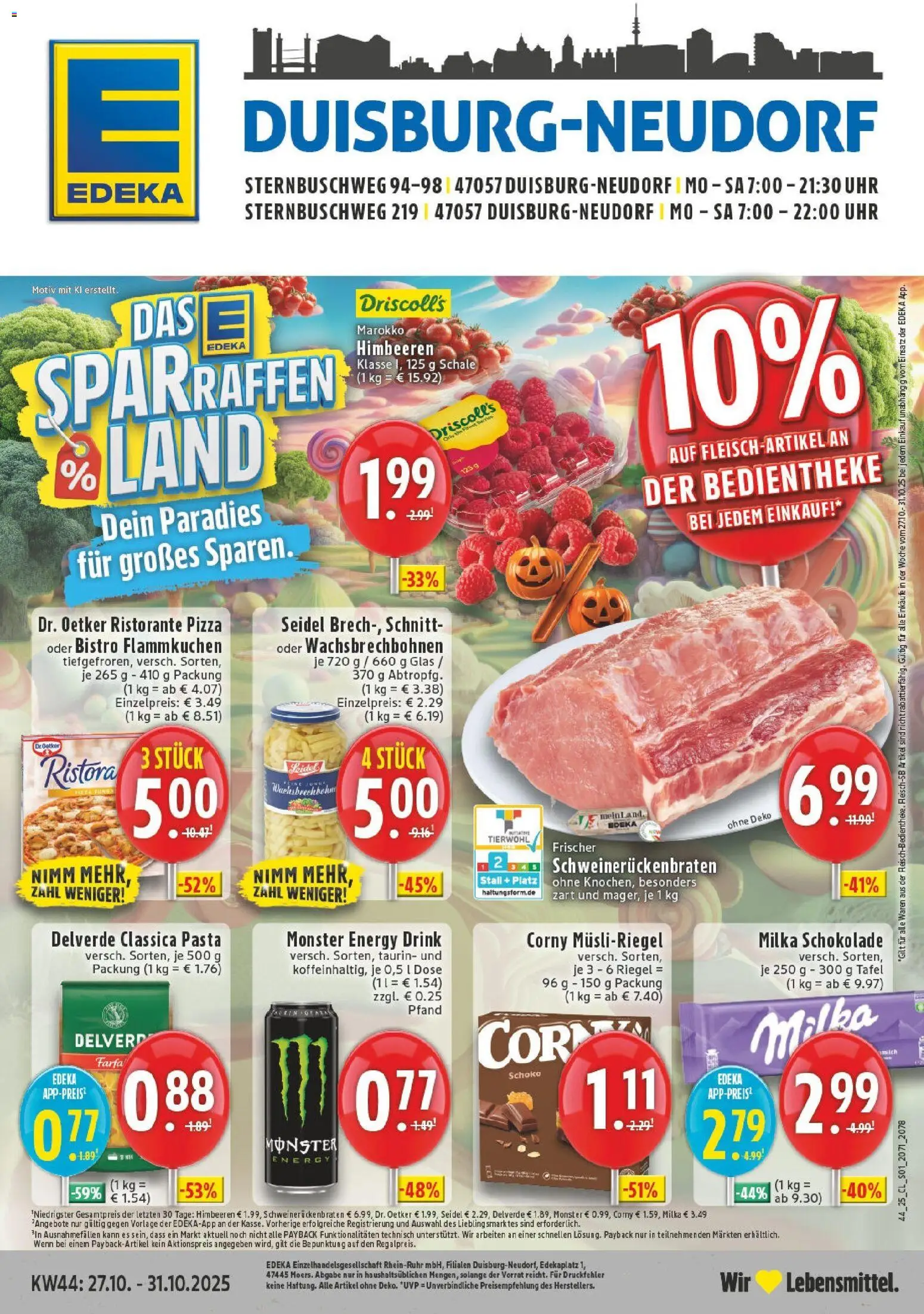 Vorschau von dem Prospekt des Geschäftes Edeka, gültig ab dem 26.10.2025