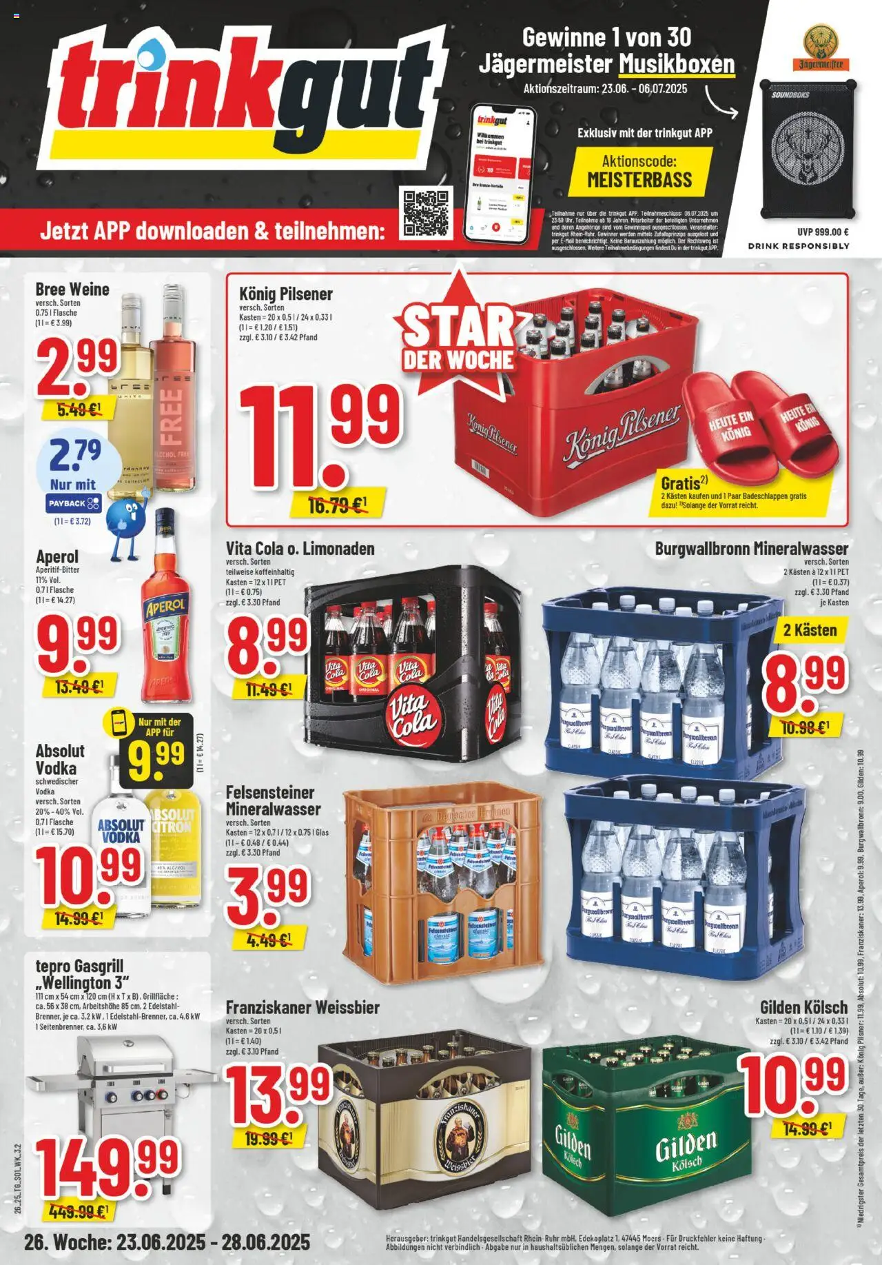 Trinkgut Prospekt ab 23.06.2025 > Angebote ab Montag