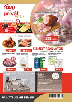 PRIVÁT - PRIVÁT Aktuális szórólap MAX megtekintése, amely érvényes 2026.03.26.-től