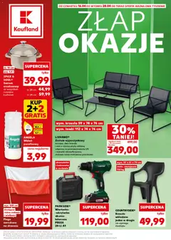Náhled nabídky: Kaufland Polsko Kaufland Polsko leták - Złap okazje platný od 16.04.2026