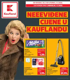 Pregled letka Split-Ravne njive trgovine Kaufland vrijedi od 25.02.2026