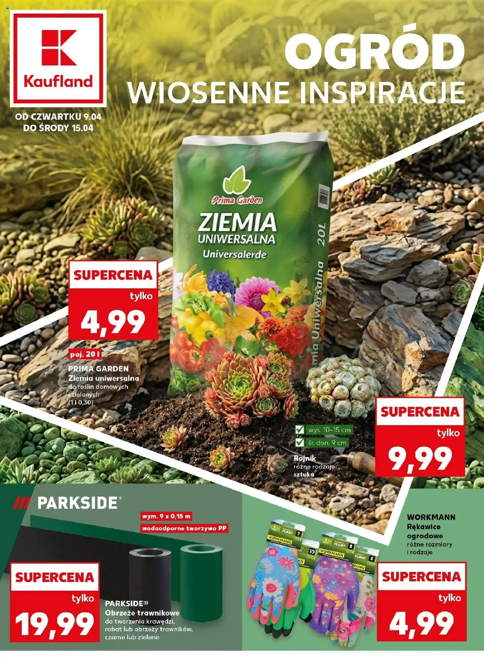 Pogląd gazetki "Kaufland gazetka - Ogród" ze sklepu Kaufland ważnej od 09.04.2026