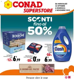 Anteprima dell'opuscolo Volantino Superstore Sicilia dal negozio Conad valido da 22/10/2025