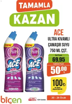 Biçen Market Tamamla Kazan 20.01.2026 - Broşürünün önizlemesi
