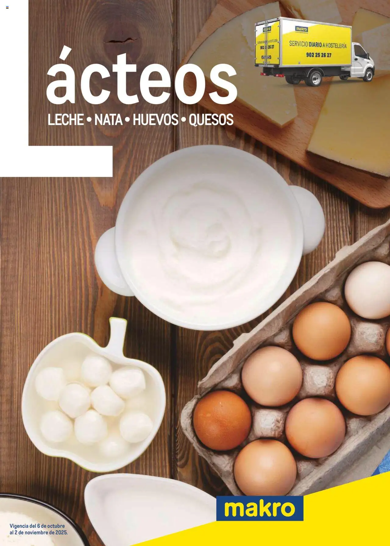 Makro Lácteos Zaragoza > 06/10 - 02/11/2025 > Ofertas