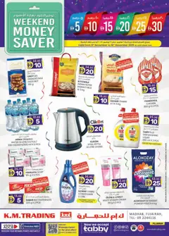 Preview of the catalogue Weekend money saver of store KM Trading valid from 6 Nov, 2025
