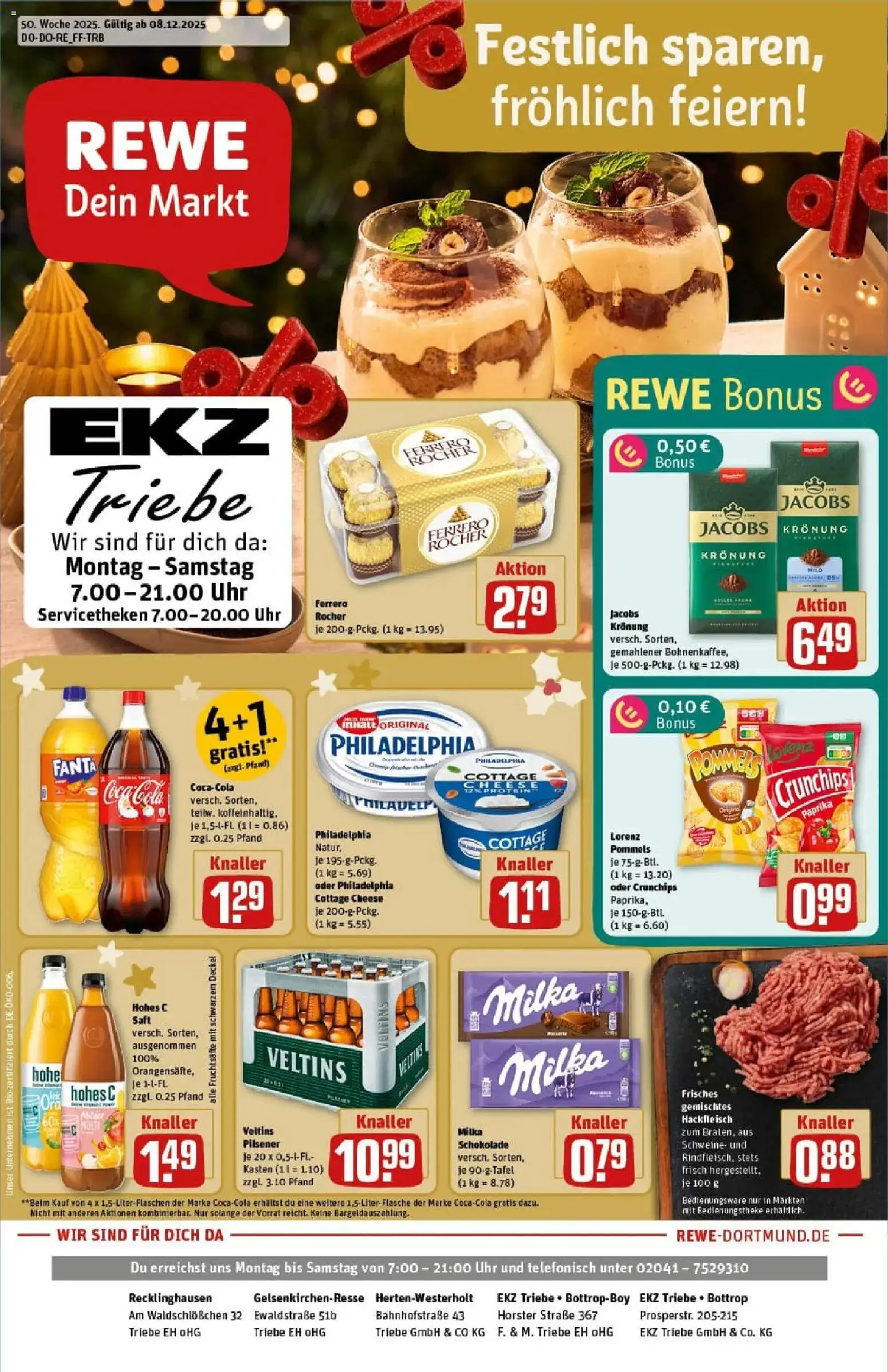 Vorschau von dem Prospekt des Geschäftes Rewe, gültig ab dem 07.12.2025