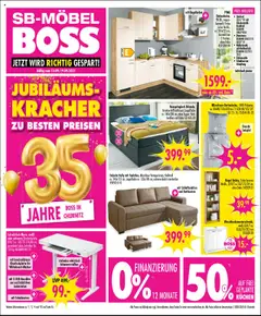 Vorschau von dem Prospekt des Geschäftes SB Möbel Boss, gültig ab dem 13.09.2025