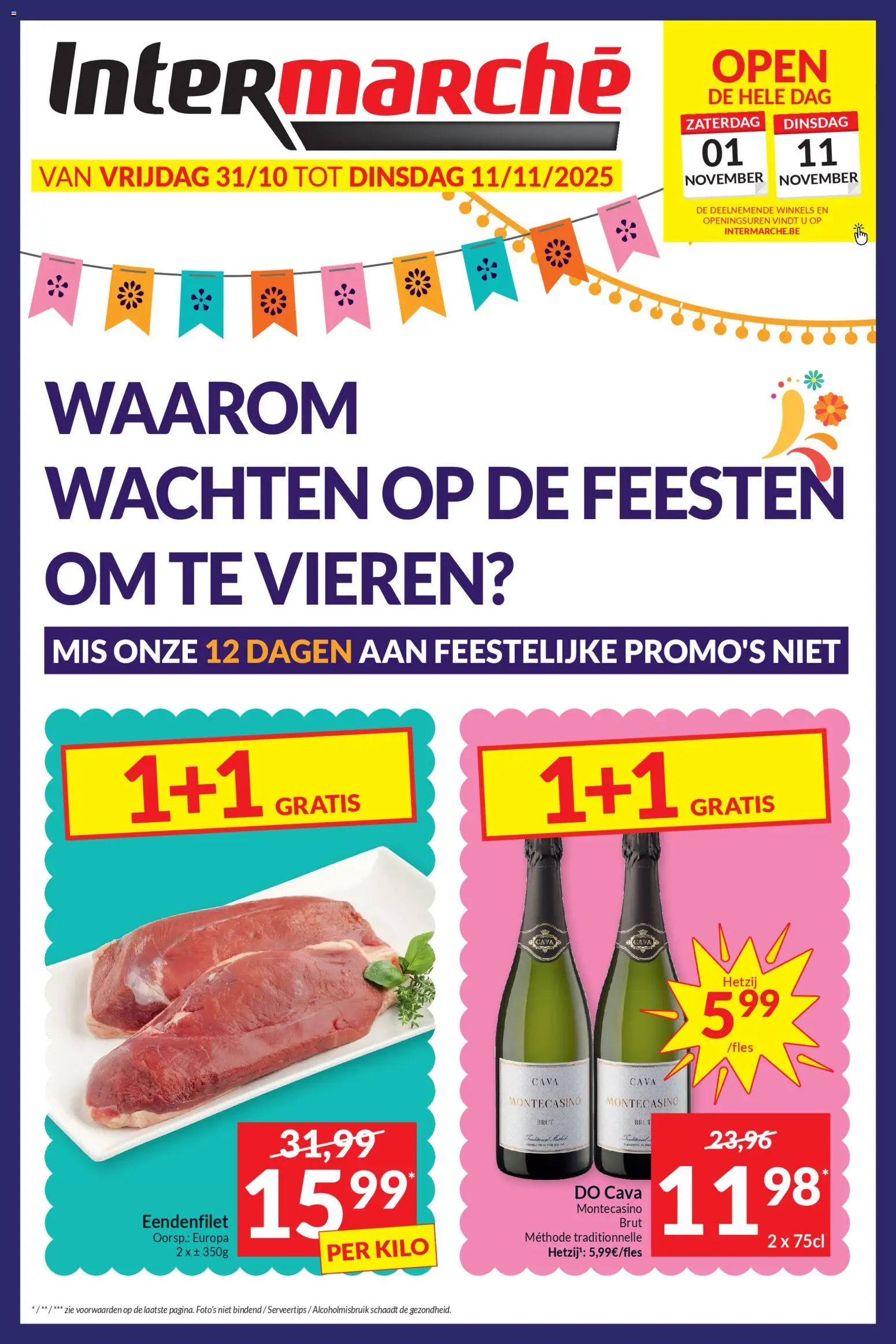Intermarché shop Mis onze 12 dagen aan feestelijke promo’s niet geldig vanaf 31/10/2025 - Paginanummer 1