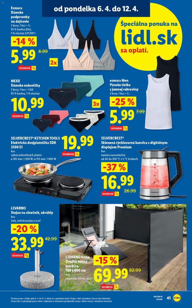Nový Lidl leták od 06.04.
