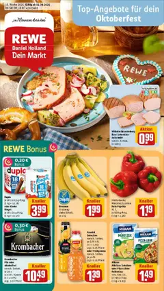 Vorschau von dem Prospekt des Geschäftes Rewe, gültig ab dem 14.09.2025