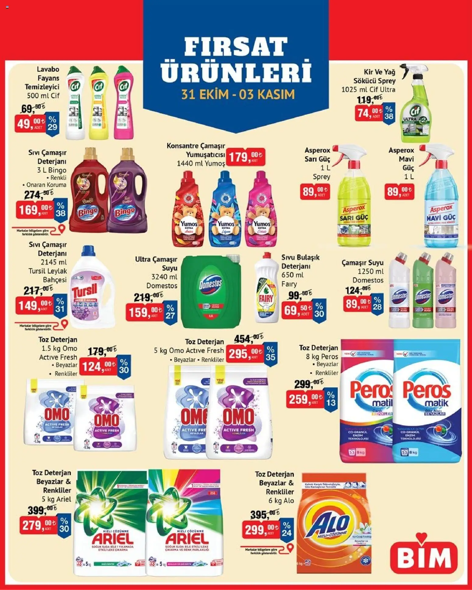 BİM Fırsat Ürünleri 31.10.2025 - Broşürünün önizlemesi