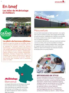 Prévisualisation de Catalogue du magasin Mr. Bricolage formulaire valide 22/09/2025 | Page: 9