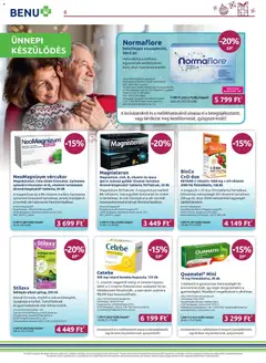BENU Gyógyszertárak - Akciós újság BENU Gyógyszertárak megtekintése, amely érvényes 2025.12.01.-től | Oldal: 6