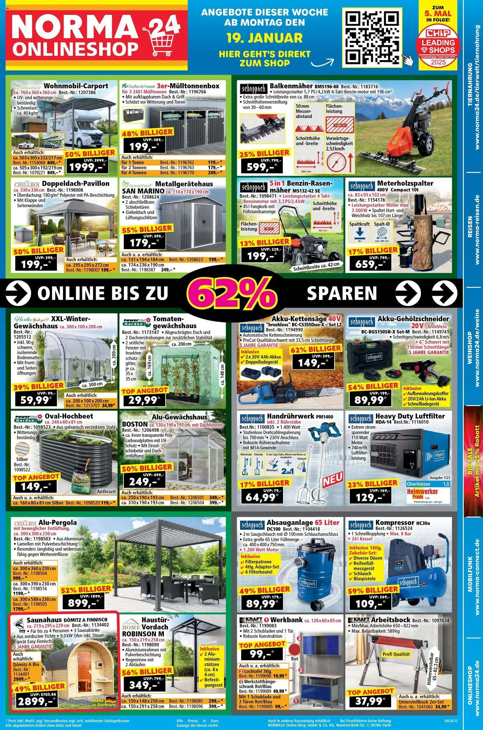 Vorschau von dem Prospekt des Geschäftes Norma, gültig ab dem 19.01.2026