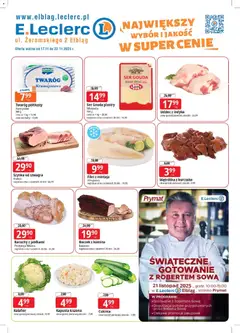 Pogląd gazetki "Elbląg" ze sklepu E.Leclerc ważnej od 17.11.2025