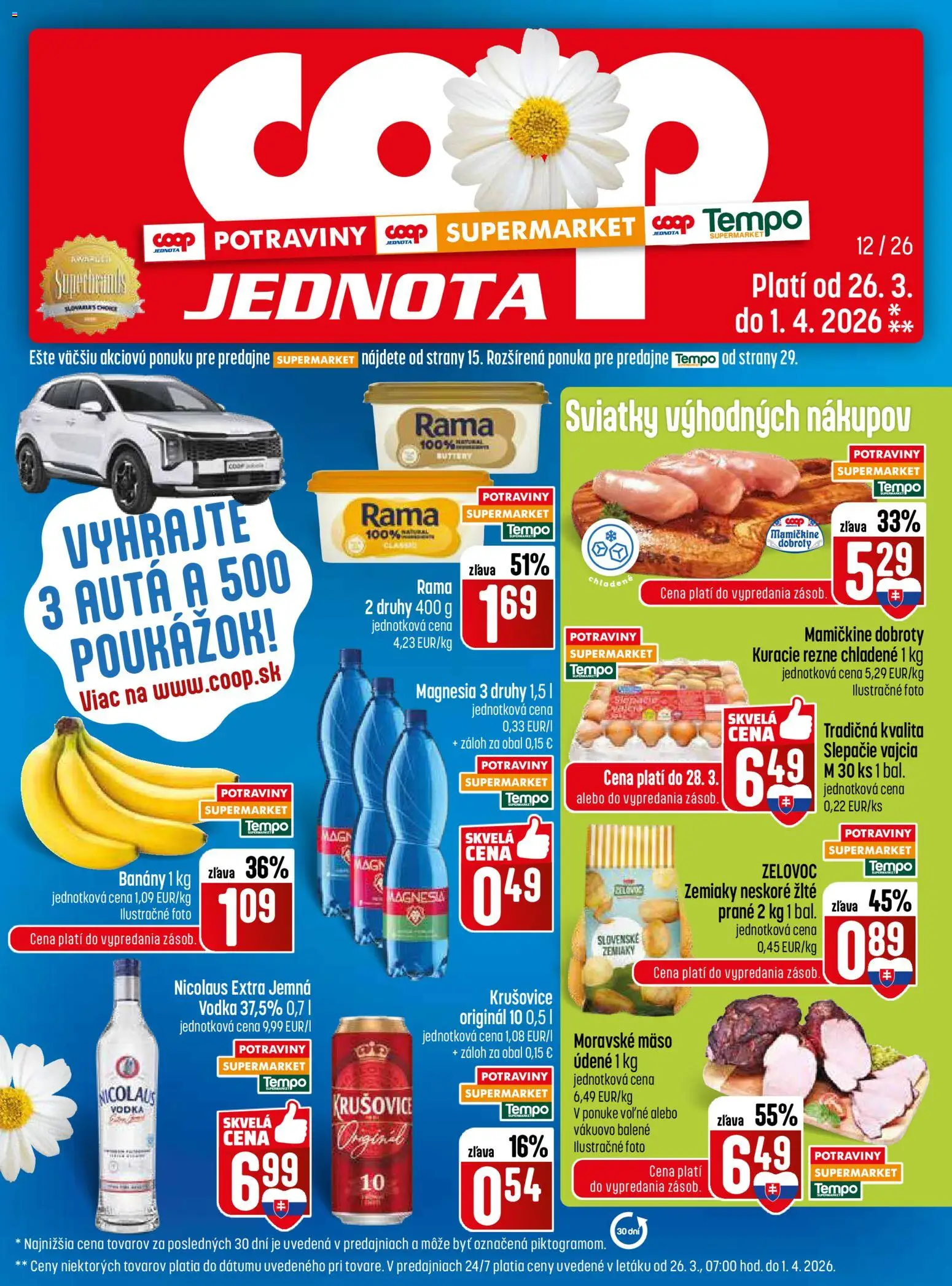 Náhľad COOP Jednota letáku platného od 26.03.2026