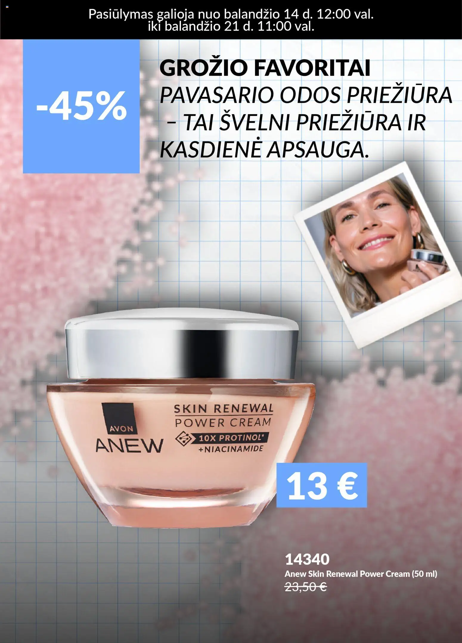 AVON parduotuvės leidinio AVON leidinys - Grožio favoritai galiojančio nuo 2026.04.14 peržiūra
